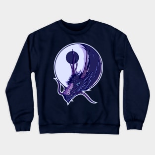 Yin Yang Black Dragon Crewneck Sweatshirt